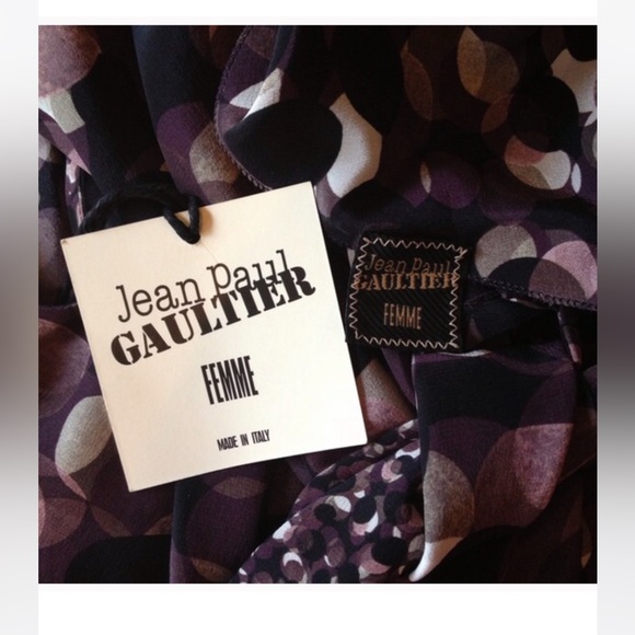 Jean Paul Gaultier multicolored sleeveless blouse with bow detail - Picture 4 of 13